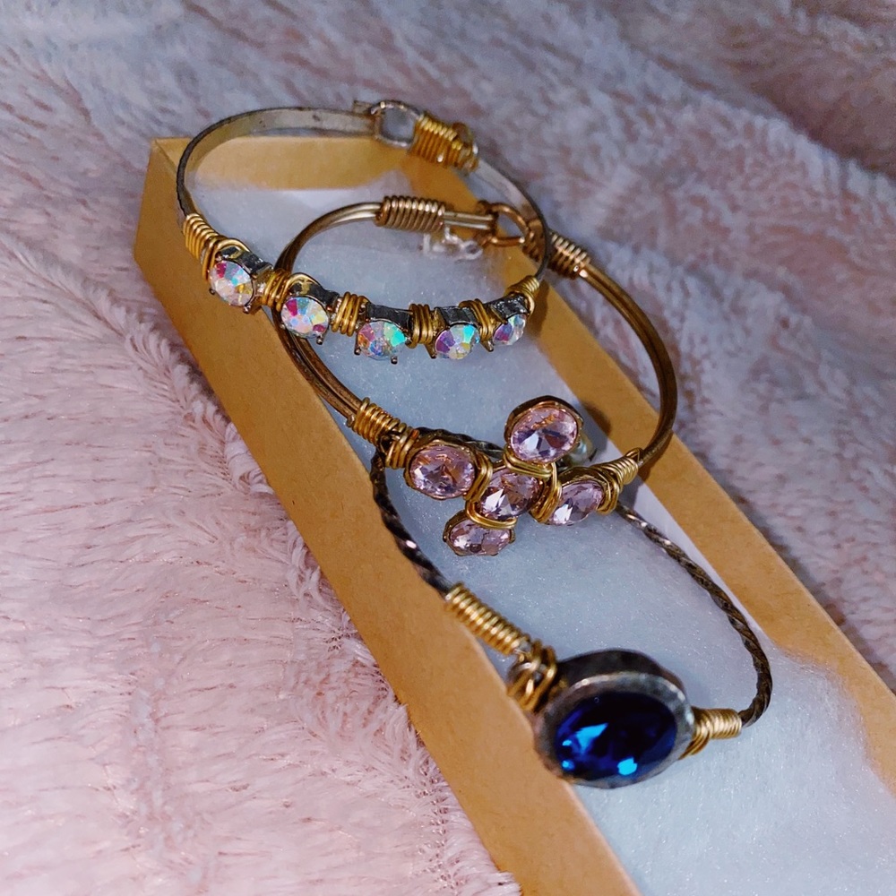 3 very pretty bracelets.